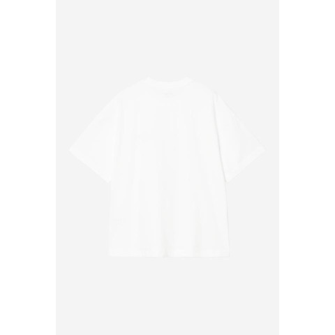 T-Shirt Homme S/S SIGNATURE SCRIPT Blanc Cloane Vannes I033828 00A 0D2 3CF