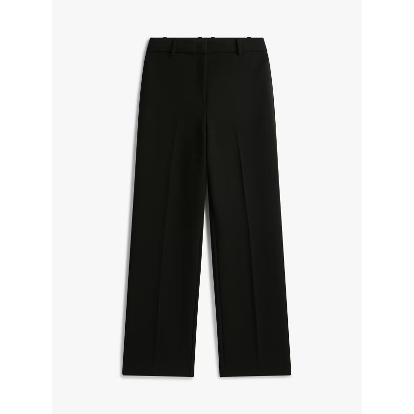 Pantalon Tommy Hilfiger Femme PUNTO Noir Cloane Vannes WW0WW48357 BDS