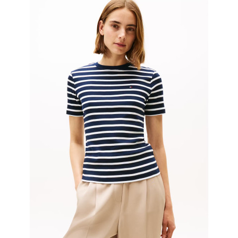 T-Shirt Femme CODY Bleu Marine ou Blanc