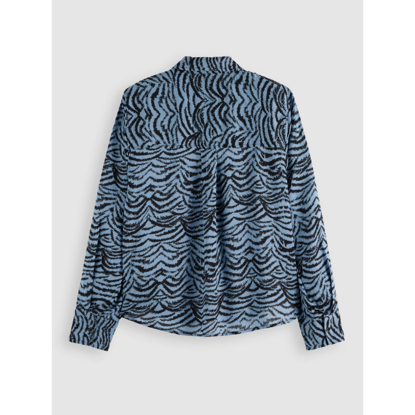 Chemise Scotch & Soda Femme PRINTED Bleu Cloane Vannes U9B00853T V457