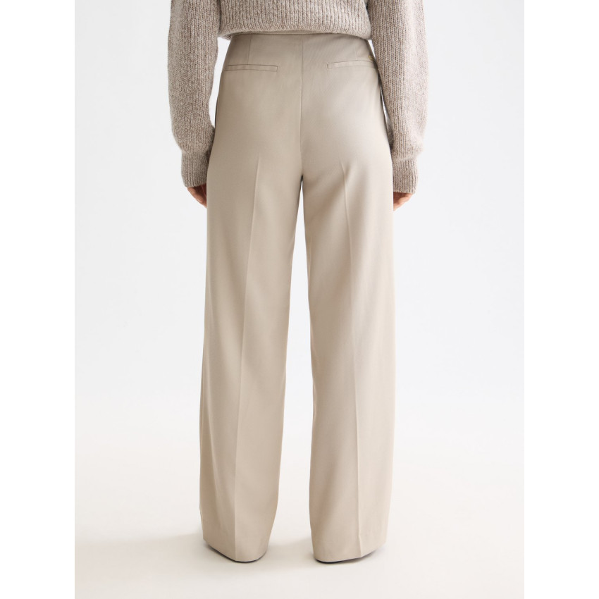 Pantalon Femme Scotch & Soda EDIE HIGH RISE Beige Cloane Vannes