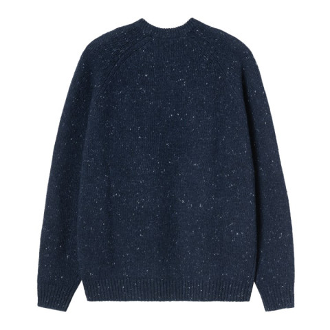 Pull Homme Carhartt Wip ANGLISTIC Bleu Cloane Vannes