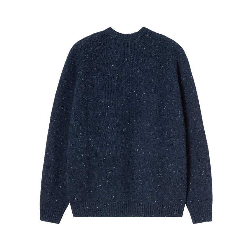 Pull Homme Carhartt Wip ANGLISTIC Bleu Cloane Vannes