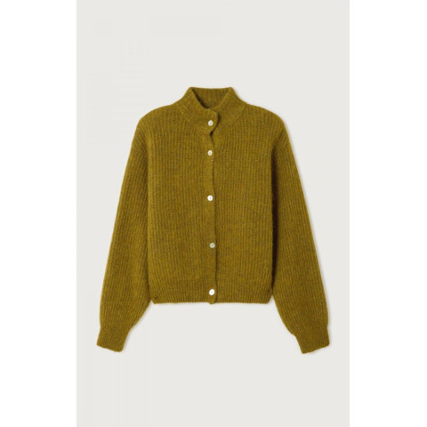 Gilet Femme American Vintage EAST Kaki Cloane Vannes