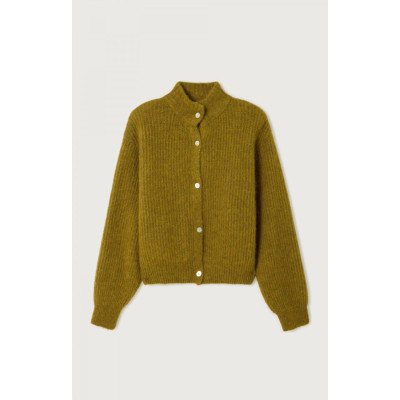 Gilet Femme American Vintage EAST Kaki Cloane Vannes