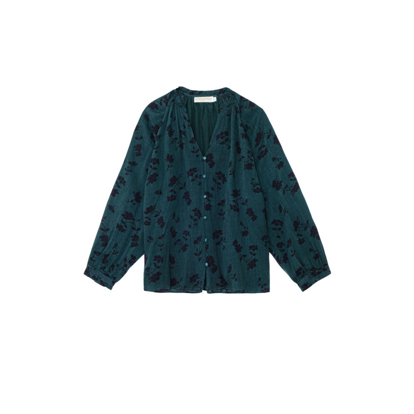 Chemisier La Petite Etoile Femme BEILO Vert Foncé Cloane Vannes