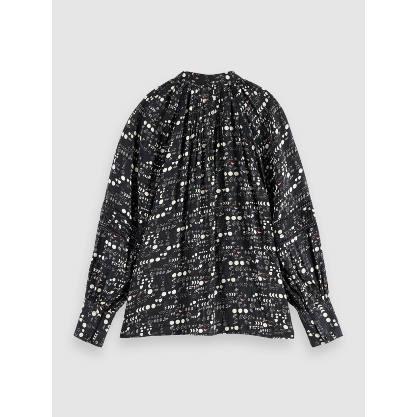 Chemisier Scotch & Soda Femme LACE Noir Cloane Vannes U9B00957T U022