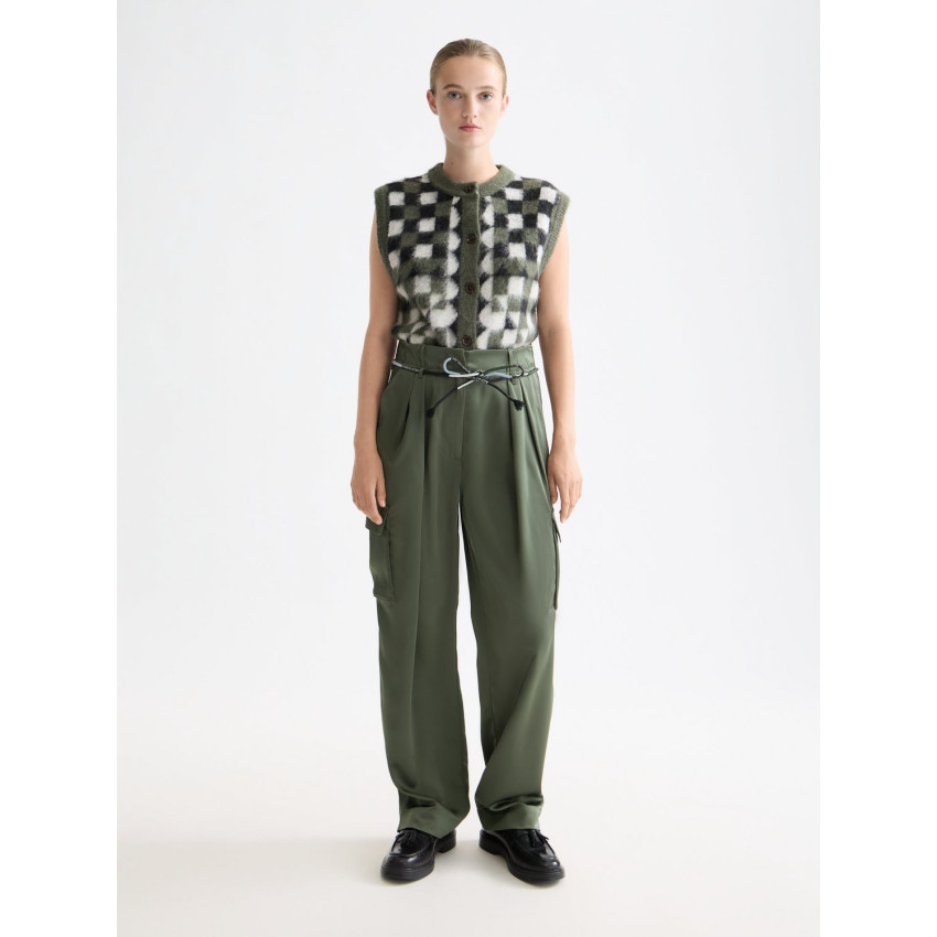 Pantalon Femme Scotch & Soda FAYE Kaki Cloane vannes ULH01016F U360