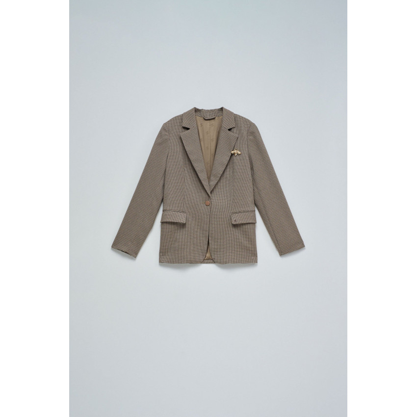 Blazer Femme Taupe Cloane Vannes 21010394 920