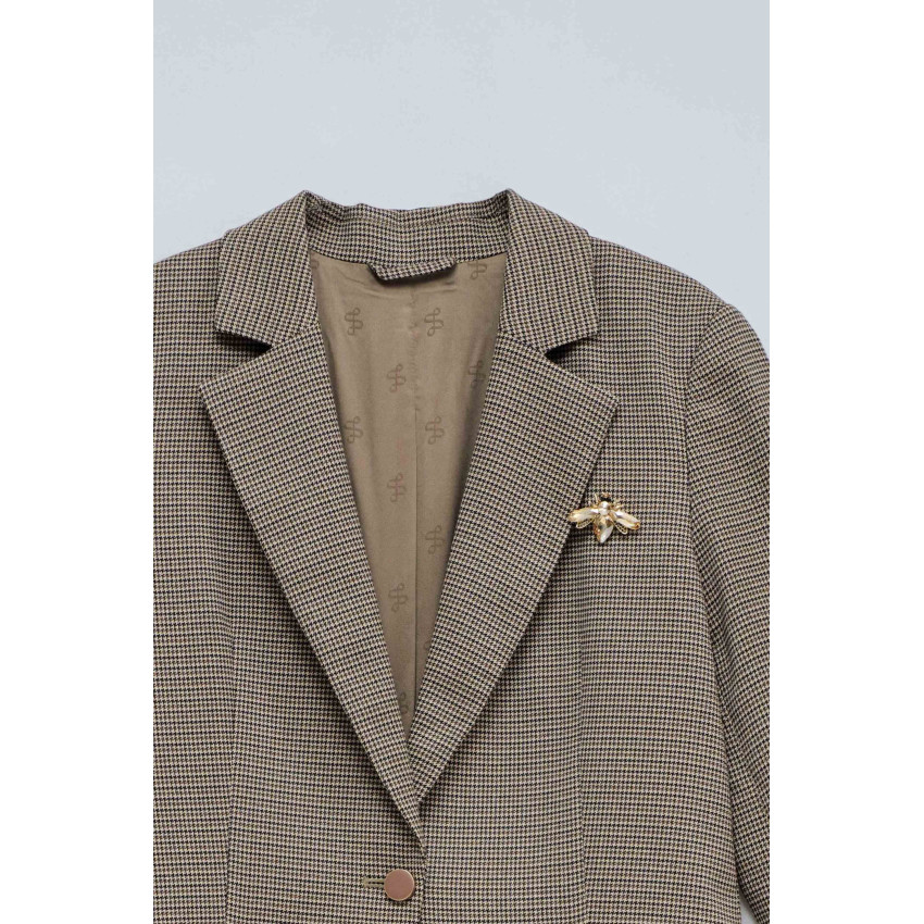 Blazer Femme Taupe Cloane Vannes 21010394 920