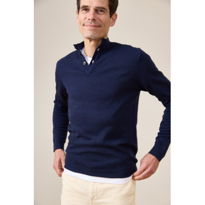 Pull Homme ONE Marine ou Marron
