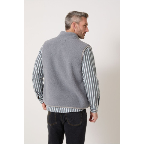 Gilet Sans Manches JAQK Homme NEIGE Gris Cloane Vannes