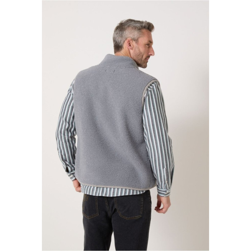 Gilet Sans Manches JAQK Homme NEIGE Gris Cloane Vannes