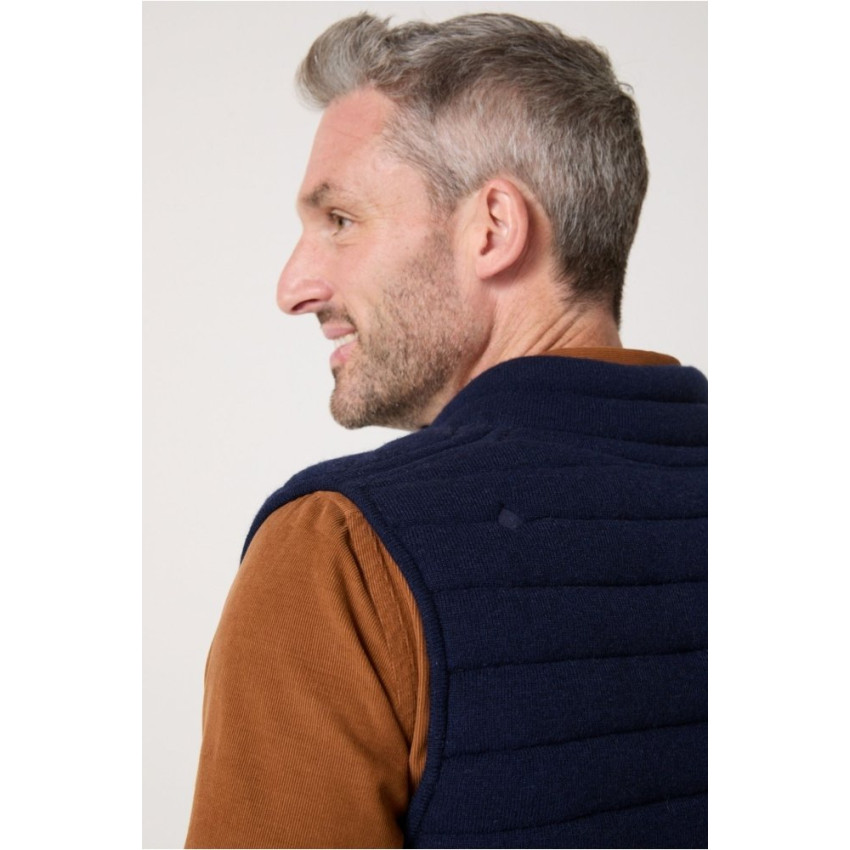 Doudoune Sans Manches JAQK Homme BRUNCH Bleu Marine Cloane Vannes