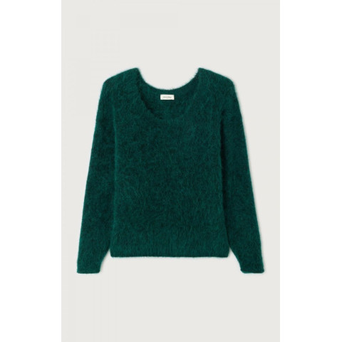 Pull Femme American Vintage NUNY Vert Foncé Cloane Vannes