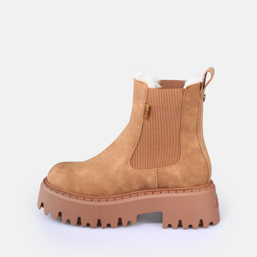 Bottines Femme Buffalo ASPEN WARM Marron Cloane Vannes 1270121