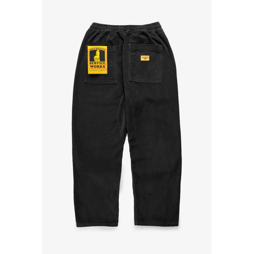 Pantalon Homme Service Works CHEF PANTS Noir Cloane Vannes