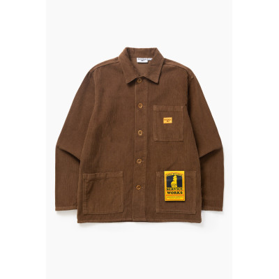 Surchemise Service Works Homme CORDUROY CHORE Marron Cloane Vannes