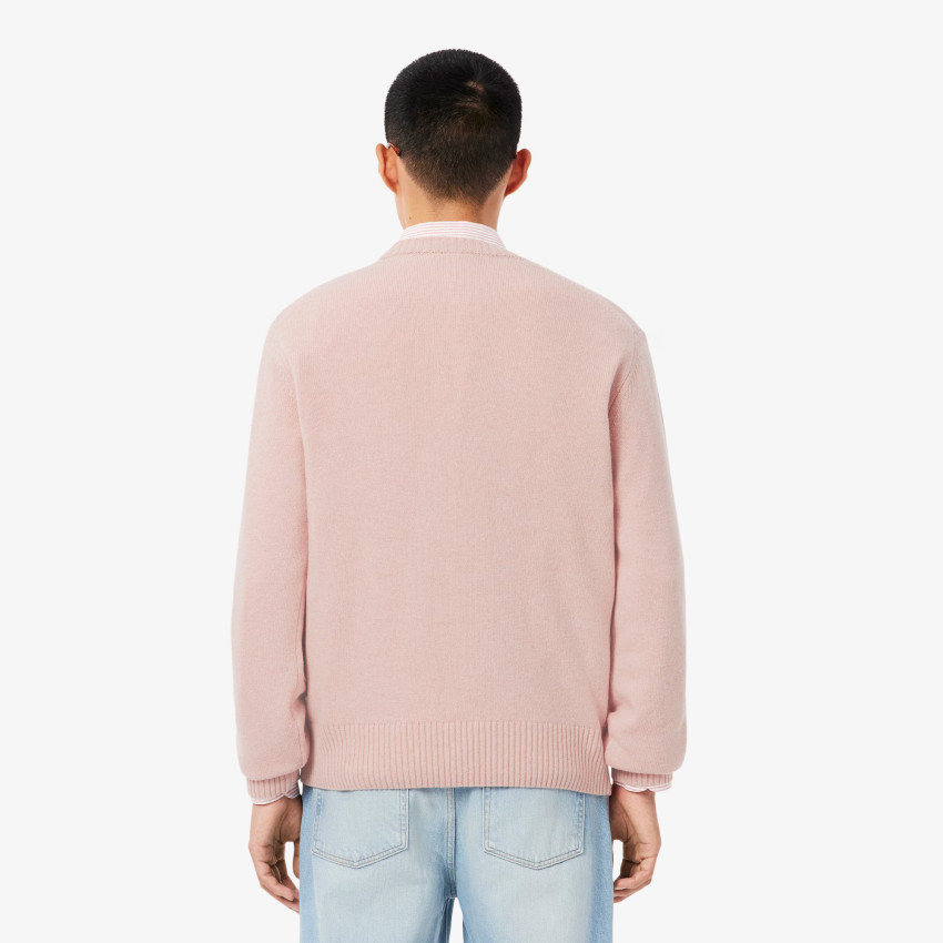 Pull Homme Lacoste CARDEE Rose Cloane Vannes AH2916