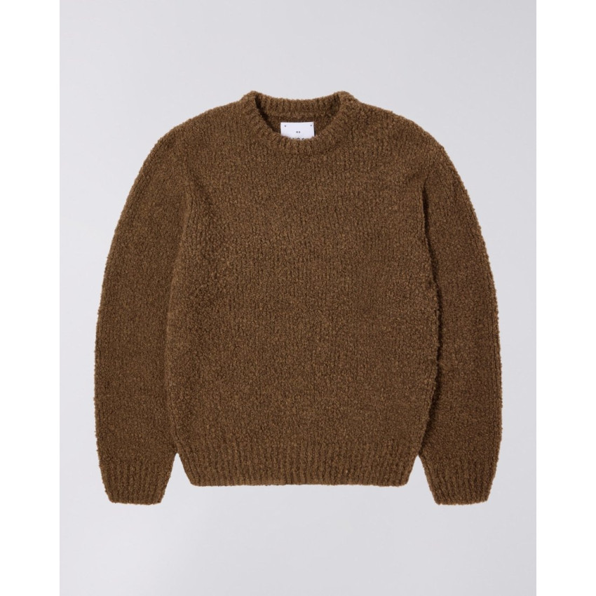 Pull Homme Edwin DUN TEXTURED Taupe Cloane Vannes I034134 3FC