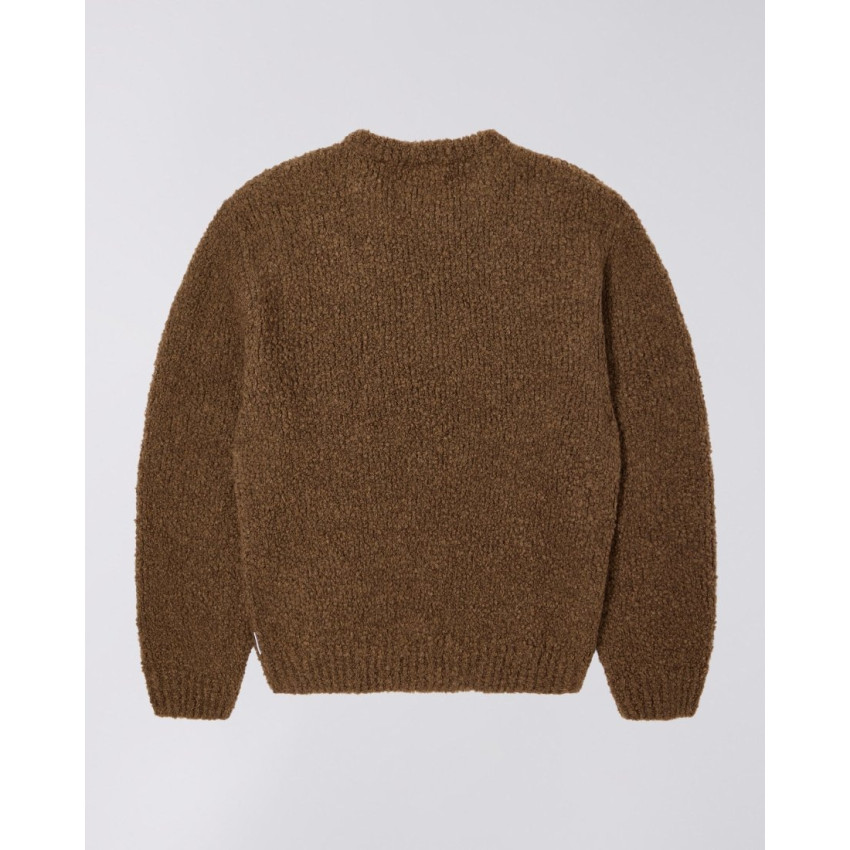 Pull Homme Edwin DUN TEXTURED Taupe Cloane Vannes I034134 3FC