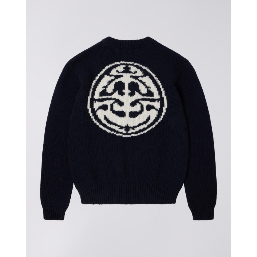 Pull Edwin Homme ELLIS Bleu Marine Cloane Vannes I034125