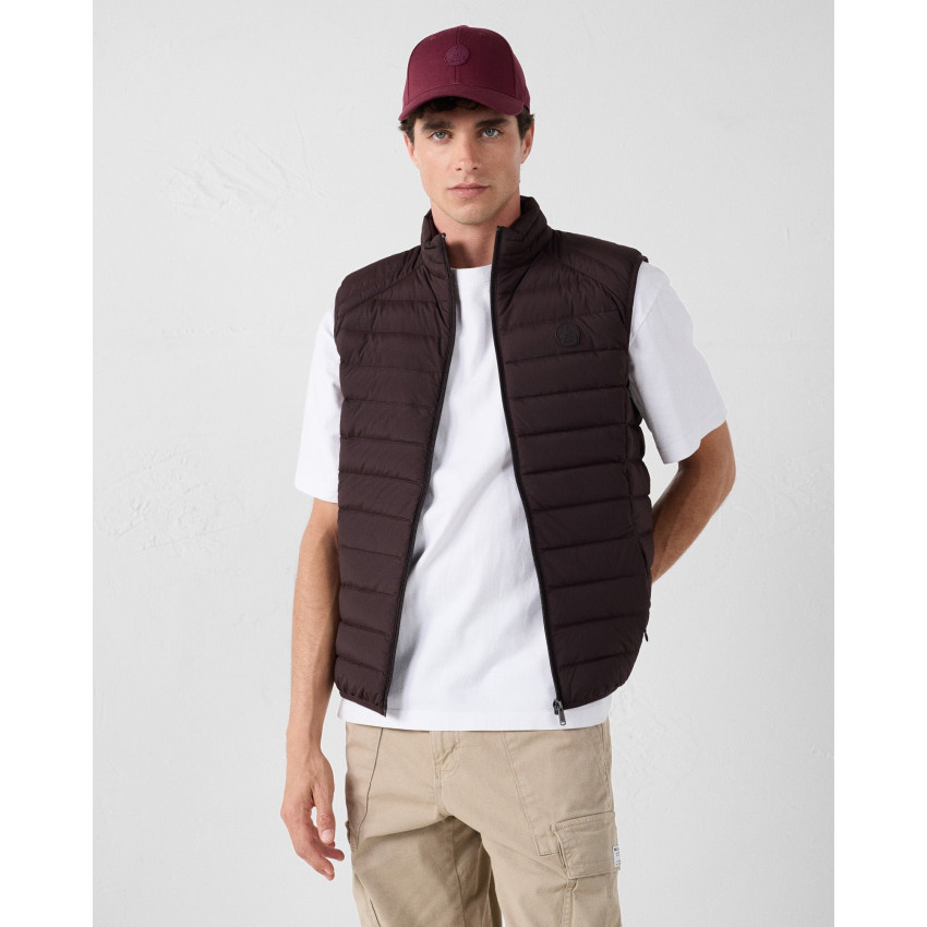 Doudoune Sans Manches Jott Homme ARAFO Marron Cloane Vannes SS24MDOW61 80Q
