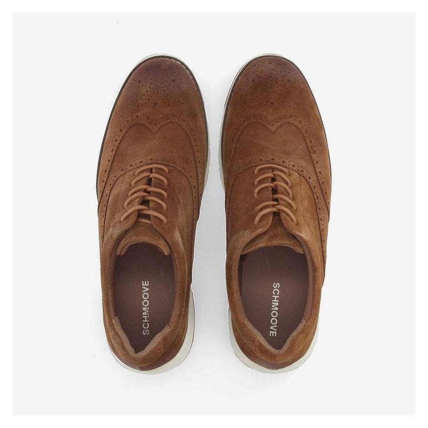 Chaussures Homme Schmoove ECHO II BROGUE Camel Cloane Vannes TMEBVS04T4