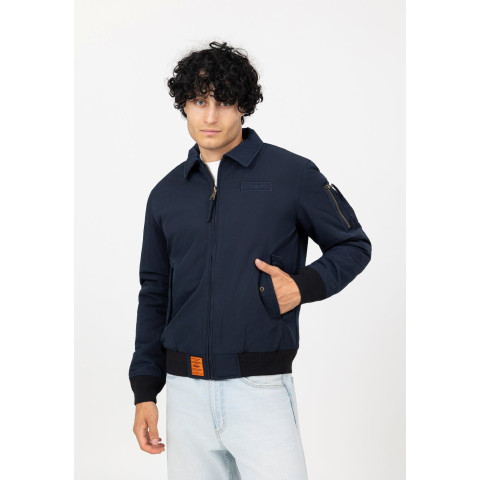 Veste Homme Bombers CORNELL Bleu Marine Cloane Vannes