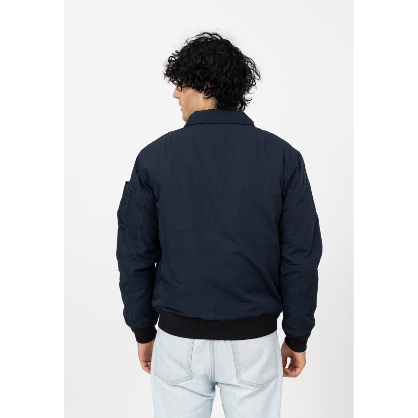 Veste Homme Bombers CORNELL Bleu Marine Cloane Vannes