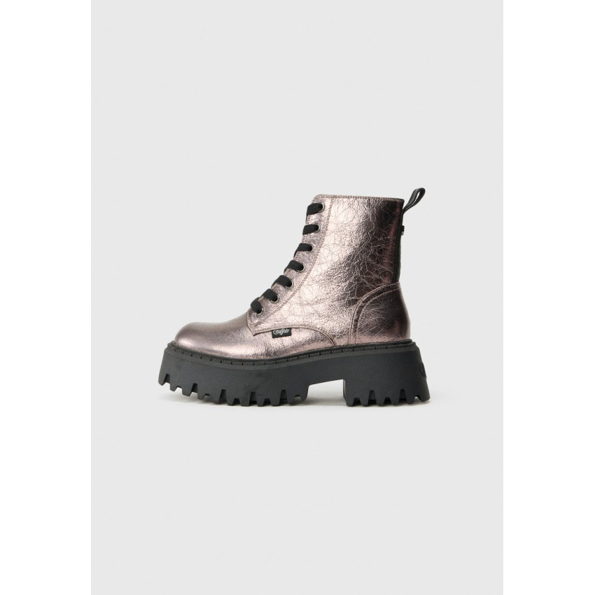 Bottines Femme Buffalo CHELSEA ASPEN LACE UP Metal Cloane Vannes