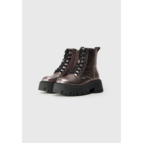 Bottines Femme Buffalo CHELSEA ASPEN LACE UP Metal Cloane Vannes