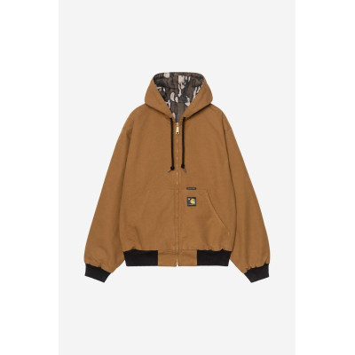 Blouson Réversible Homme OG ACTIVE JACKET 50TH ANNIVERSARY Carhartt Wip Camel et Camouflage Cloane Vannes