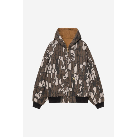 Blouson Réversible Homme OG ACTIVE JACKET 50TH ANNIVERSARY Carhartt Wip Camel et Camouflage Cloane Vannes