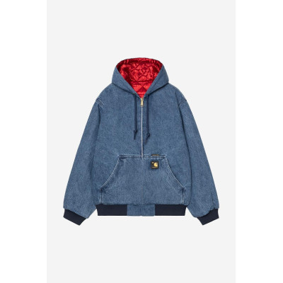 Blouson Réversible Homme OG ACTIVE JACKET 50TH ANNIVERSARY Carhartt Wip Denim et Rouge Cloane Vannes