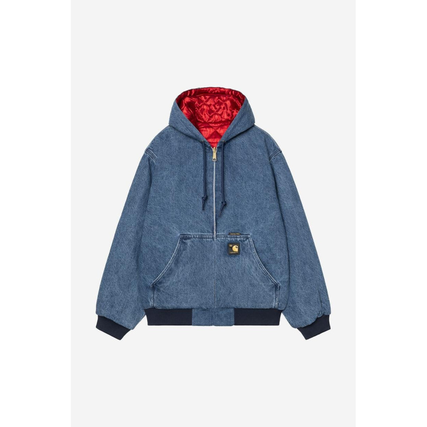 Blouson Réversible Homme OG ACTIVE JACKET 50TH ANNIVERSARY Carhartt Wip Denim et Rouge Cloane Vannes