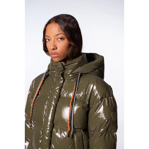 Doudoune Gertrude Femme LILI BRIGHT Kaki Cloane Vannes H25LILIBRIGHT