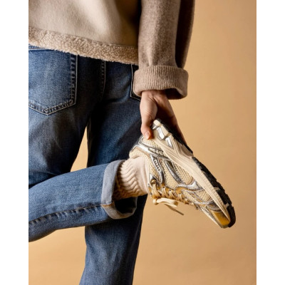 Baskets Asfvlt Femme CITY RUN Argent Cloane Vannes