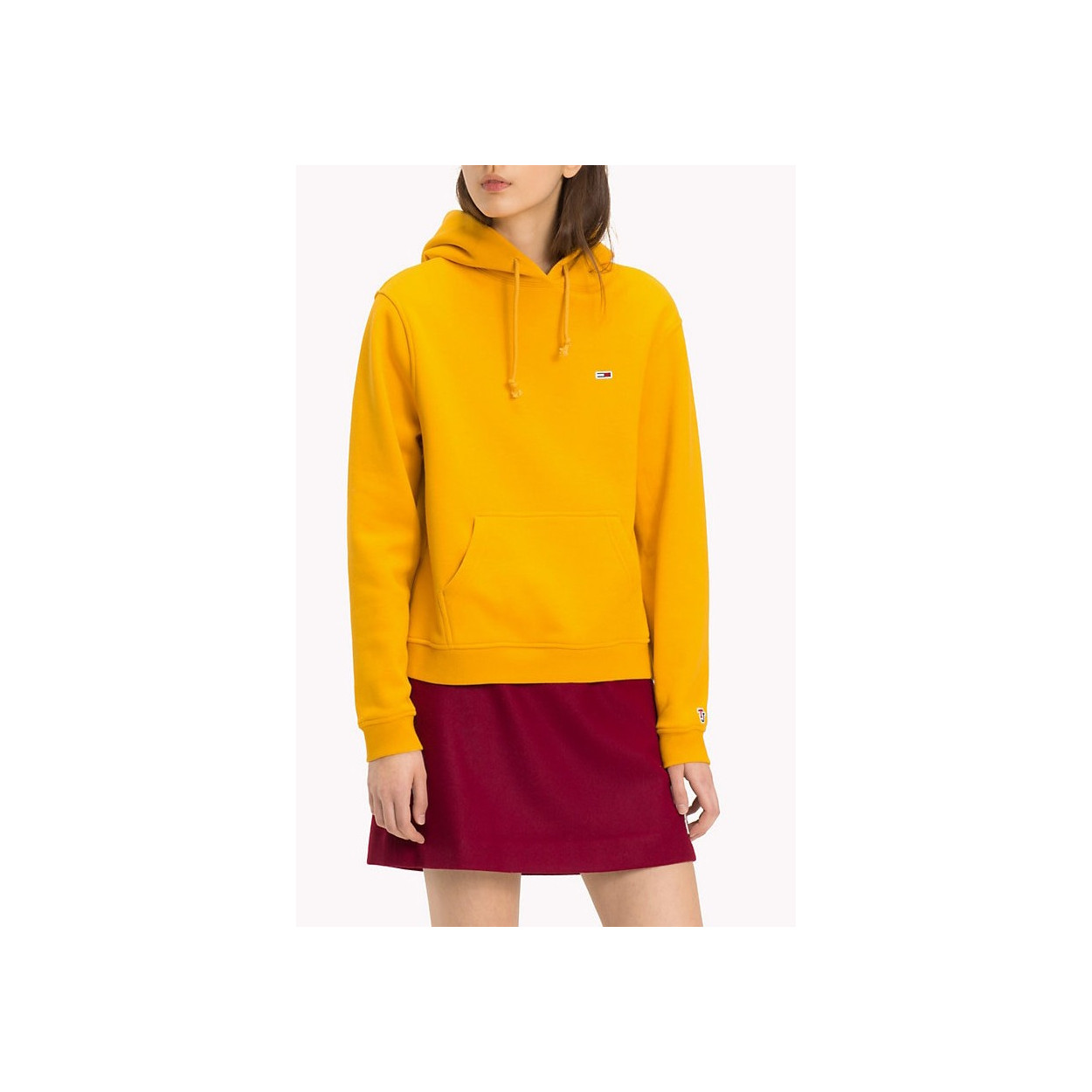 Sweat à capuche Femme TOMMY JEANS - Jaune