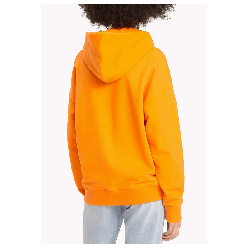 Sweat Femme Tommy Jeans Signature hoodie Orange, DW0DW05800 cloane vannes