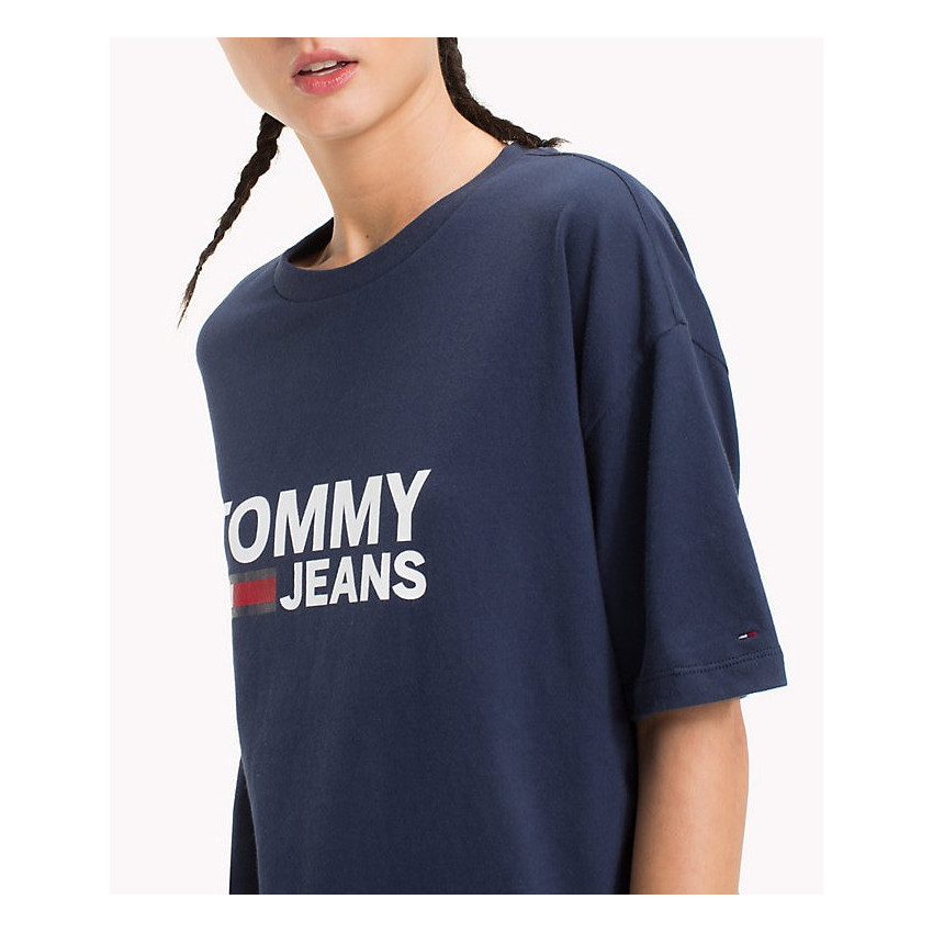T-shirt Femme TOMMY JEANS - bleu Marine