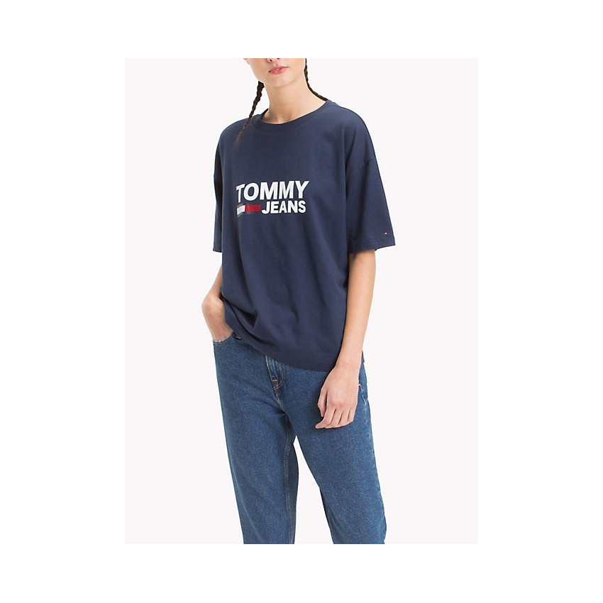 T-shirt Femme TOMMY JEANS - bleu Marine