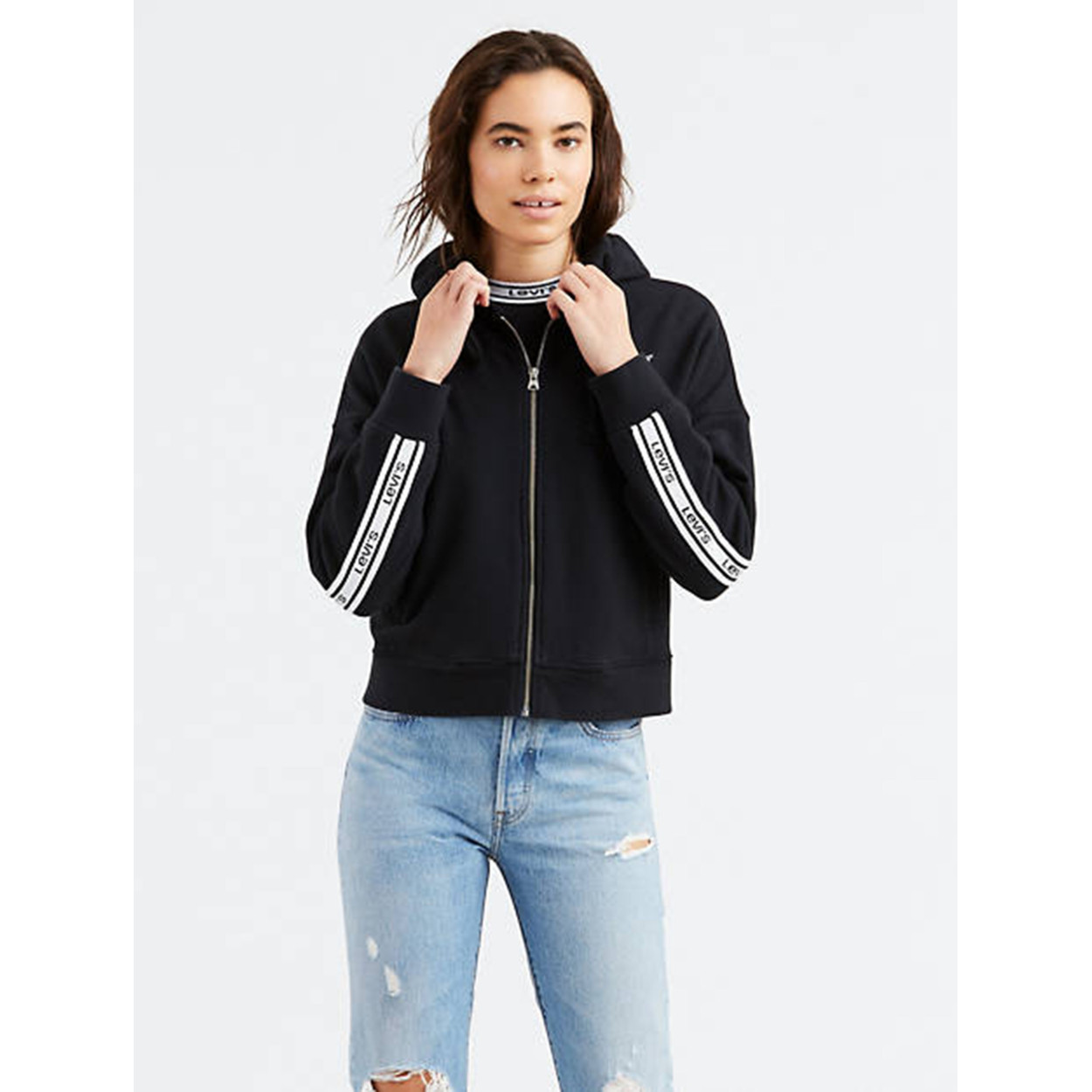 sweat capuche femme levis