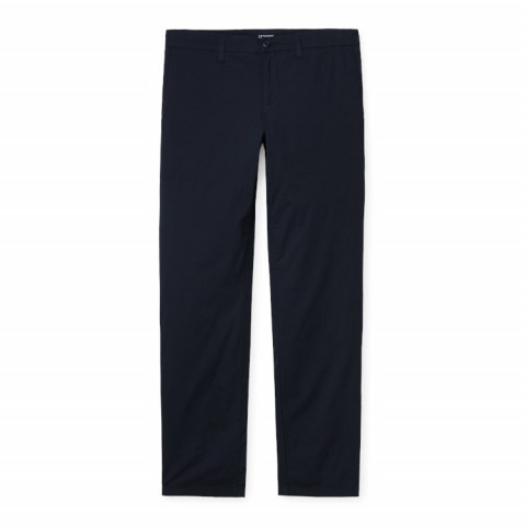 Pantalon chino CARHARTT bleu marine SID PANT pour homme, cloane vetements de marques a Vannes