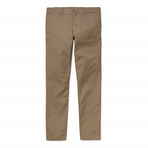 Pantalon chino CARHARTT beige SID PANT pour homme, cloane vetements de marques a Vannes
