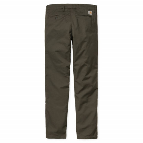 Pantalon chino CARHARTT  coloris Kaki SID PANT pour homme, cloane vetements de marques a Vannes