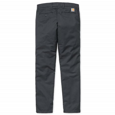 Pantalon chino CARHARTT gris anthracite SID PANT pour homme, cloane vetements de marques a Vannes