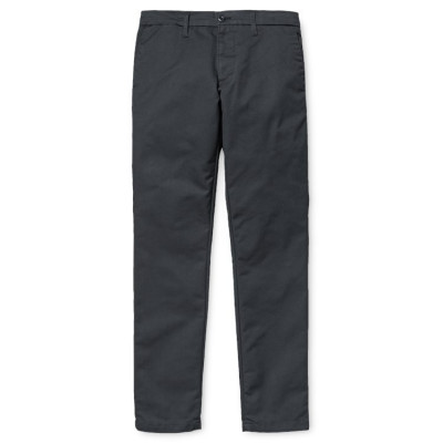 Pantalon chino CARHARTT gris anthracite SID PANT pour homme, cloane vetements de marques a Vannes