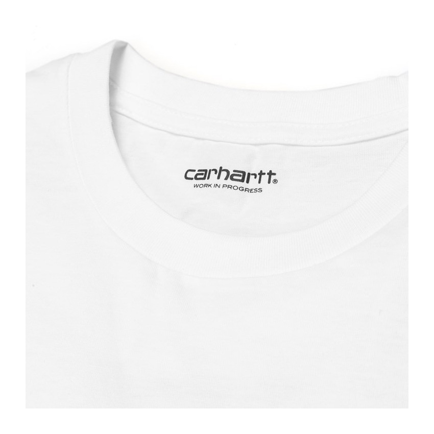 T-shirt Carhartt wip script logo jaune, noir ou blanc, E-boutique Cloane à vannes