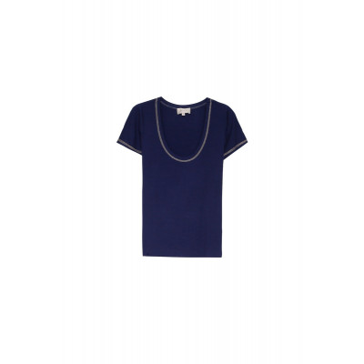 T-shirt Grace & Mila Rouge ou Bleu Marine modèle Tapas, Cloane vetements Femme Vannes